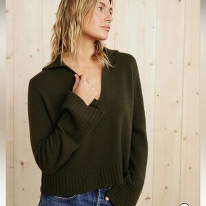 Jenni Kayne Cashmere Frances Polo Size Medium